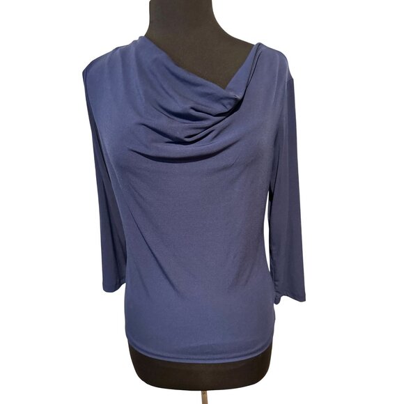 Jones New York Draped Neckline Blouse – Size Small – NWT $69 - Picture 1 of 7